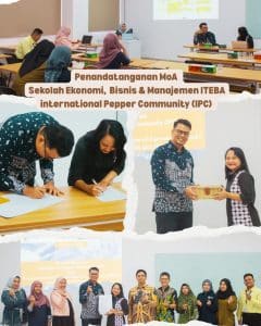 SEBM ITEBA Resmi Jalin Kerja Sama Strategis dengan International Pepper Community (IPC)
