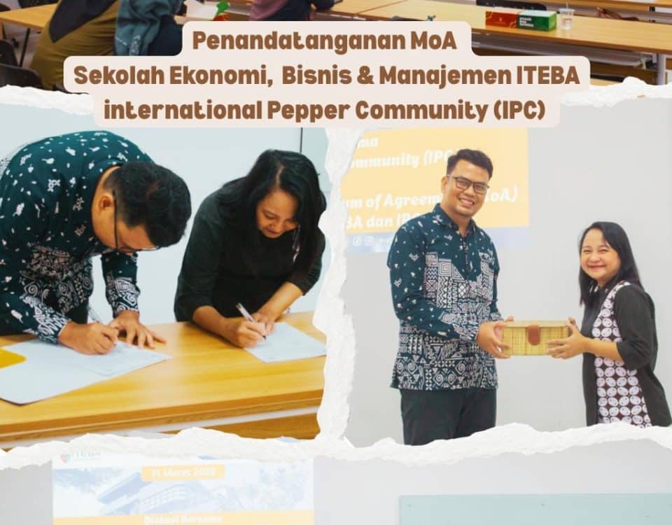 SEBM ITEBA Resmi Jalin Kerja Sama Strategis dengan International Pepper Community (IPC) SEBM ITEBA Resmi Jalin Kerja Sama Strategis dengan International Pepper Community (IPC)